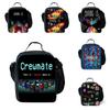 Versatile Three Piece School Backpack Set For Boys And Girls With Print Designs
