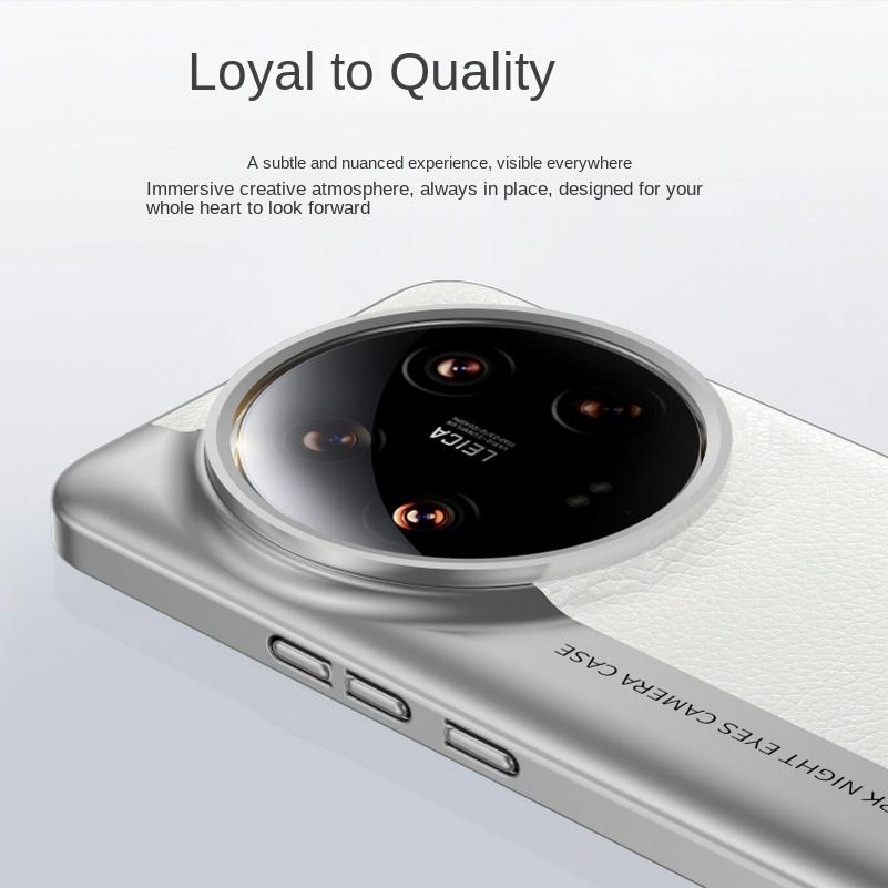 Classic Leather With Raised Metal Bezel Protection Case For Xiaomi 15 Ultra Mi 15 Pro Mi 14 Ultra 13 Ultra Slim Cover
