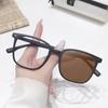 New Style Anti-Blue Light Photochromic Square Eyeglasses with Trendy Frame