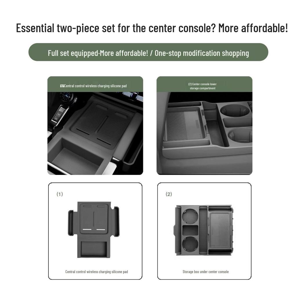 Dongfeng Mengshi M817 Wireless Charging Silicone Pad Cup Holder