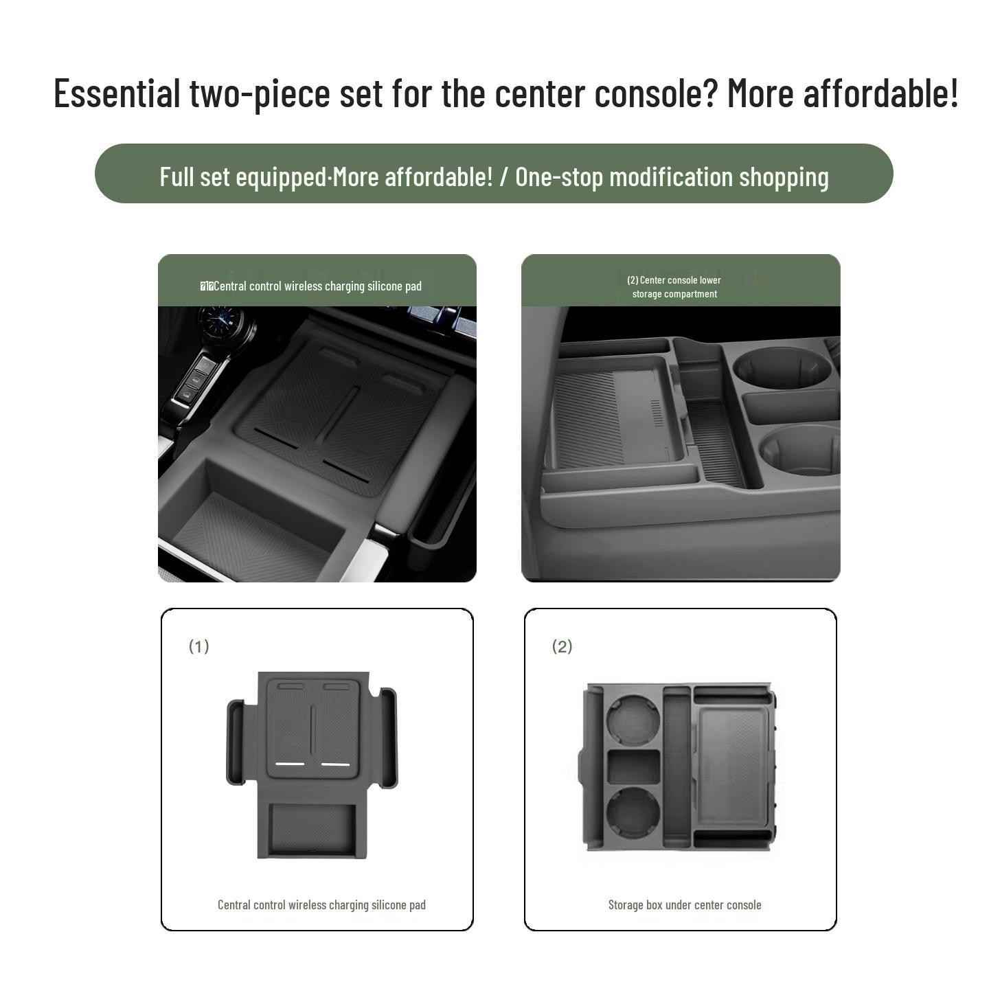 

Dongfeng Mengshi M817 Wireless Charging Silicone Pad Cup Holder
