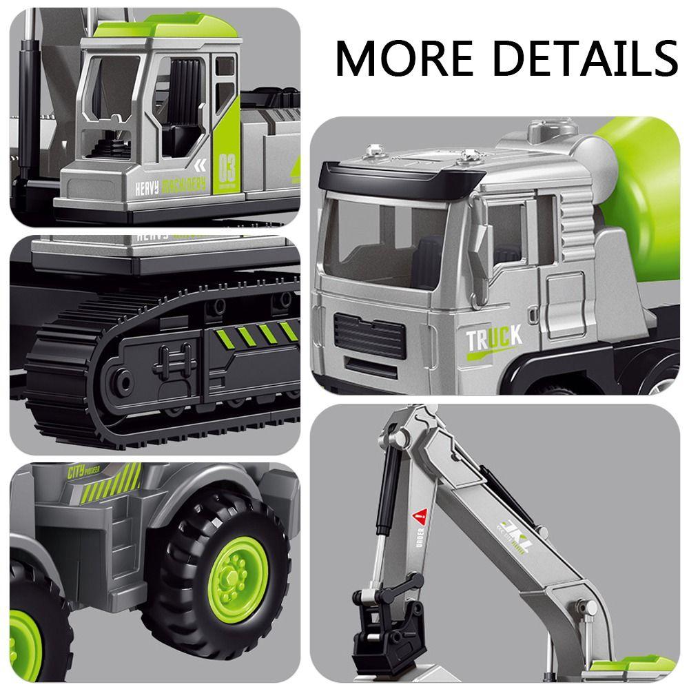 Alloy Engineering Vehicle Diecast Engineering Car Model Car Models Forklift Toy Inertial Sliding