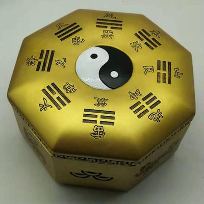 Classic Tai Chi Bagua Storage Box: Auspicious Beast Ornament & Gift Representing Ancient Geography