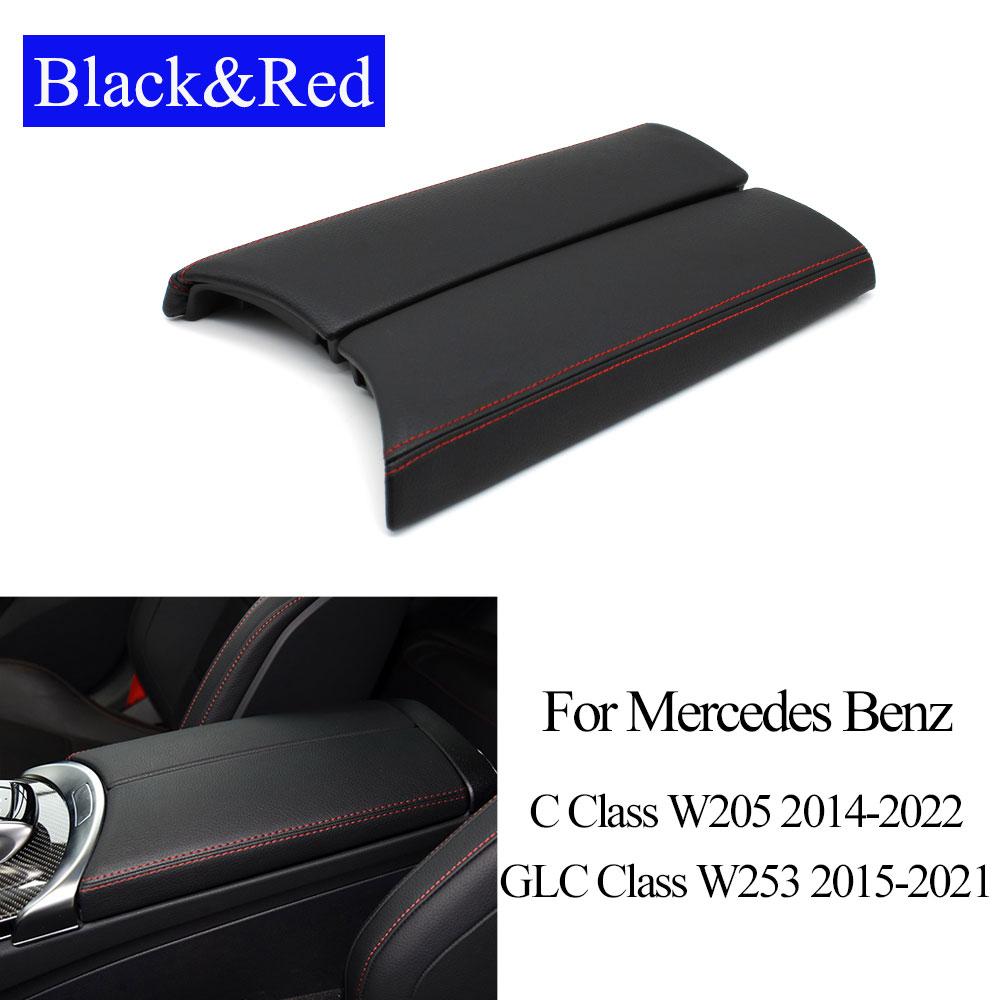 W205 W253 Center Console Leather Armrest Storage Box Cover Trim Replacement For Mercedes Benz C GLC C200 C300 C350 2056808804