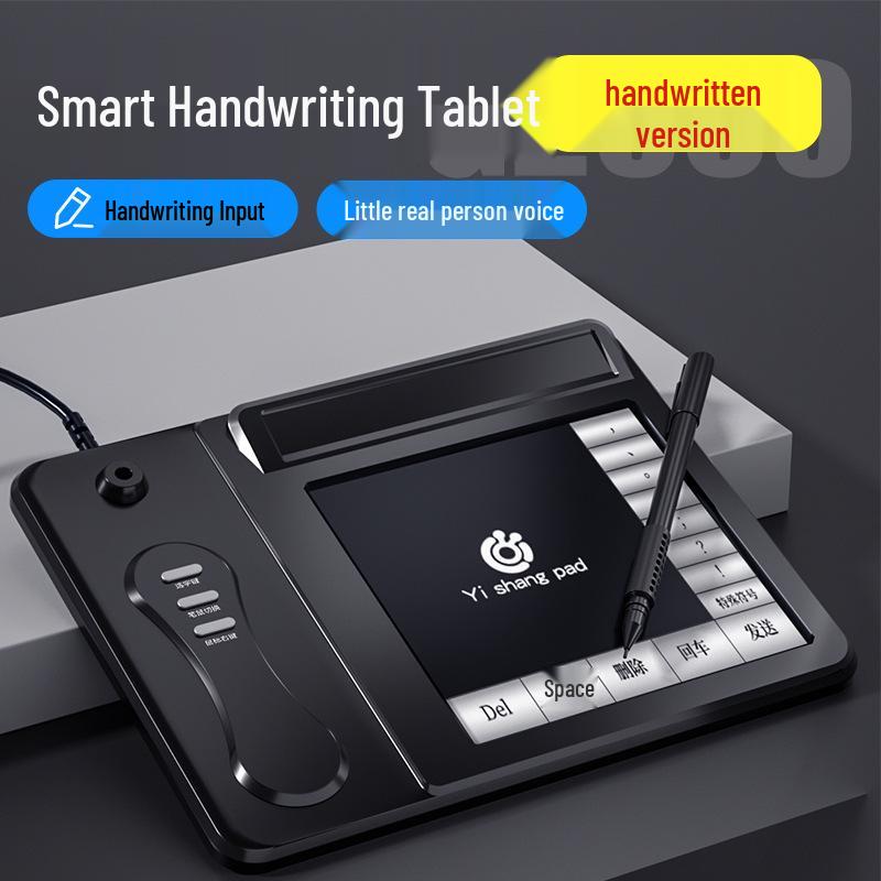 

Smart Desktop Writing Tablet: AI Voice, Handwriting, Driver-Free Input, Large Screen Keyboard for Elderly