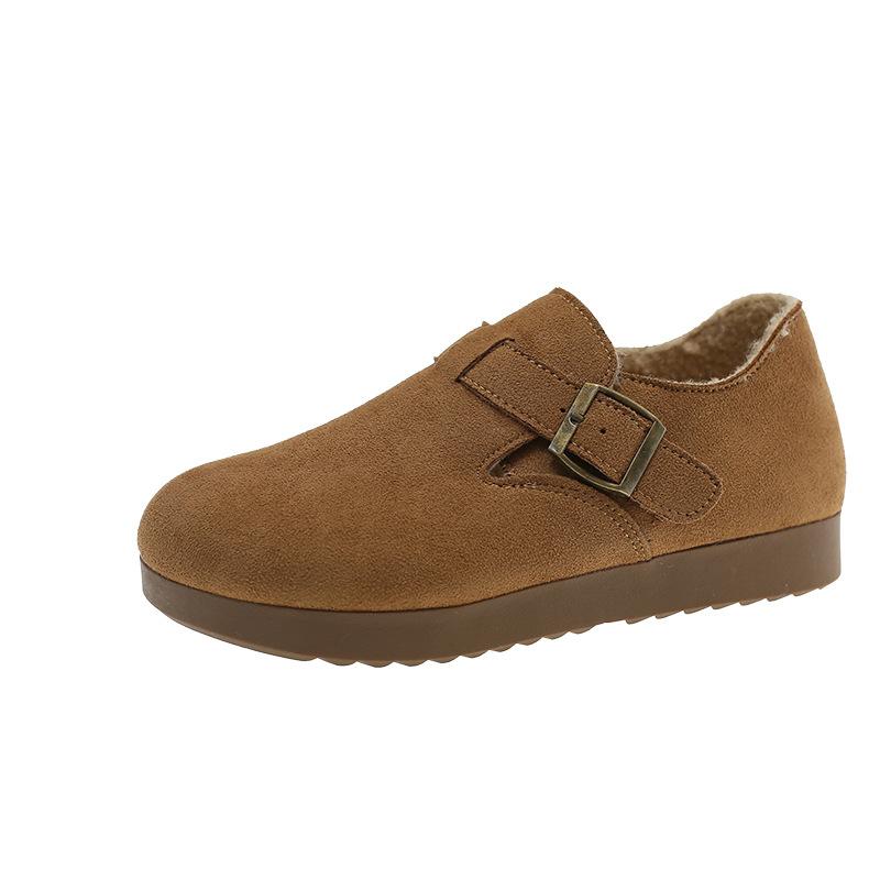 Boken Shoes Women's Platform 2025 Autumn and Winter New Mori Retro Casual Flat Bottom Ugly Cute Big Head Single Shoes Casual Shoes Women