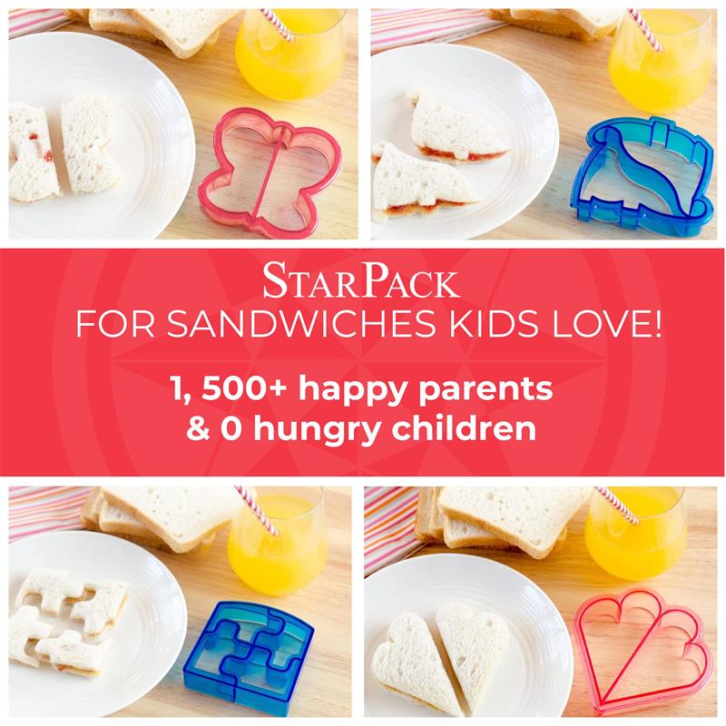 7pcs Set Kids Sandwich Cutter Bread Mold Random Color Sandwich Cutter Cute Shape - Perfect for Bento Lunch Boxes Accessories
