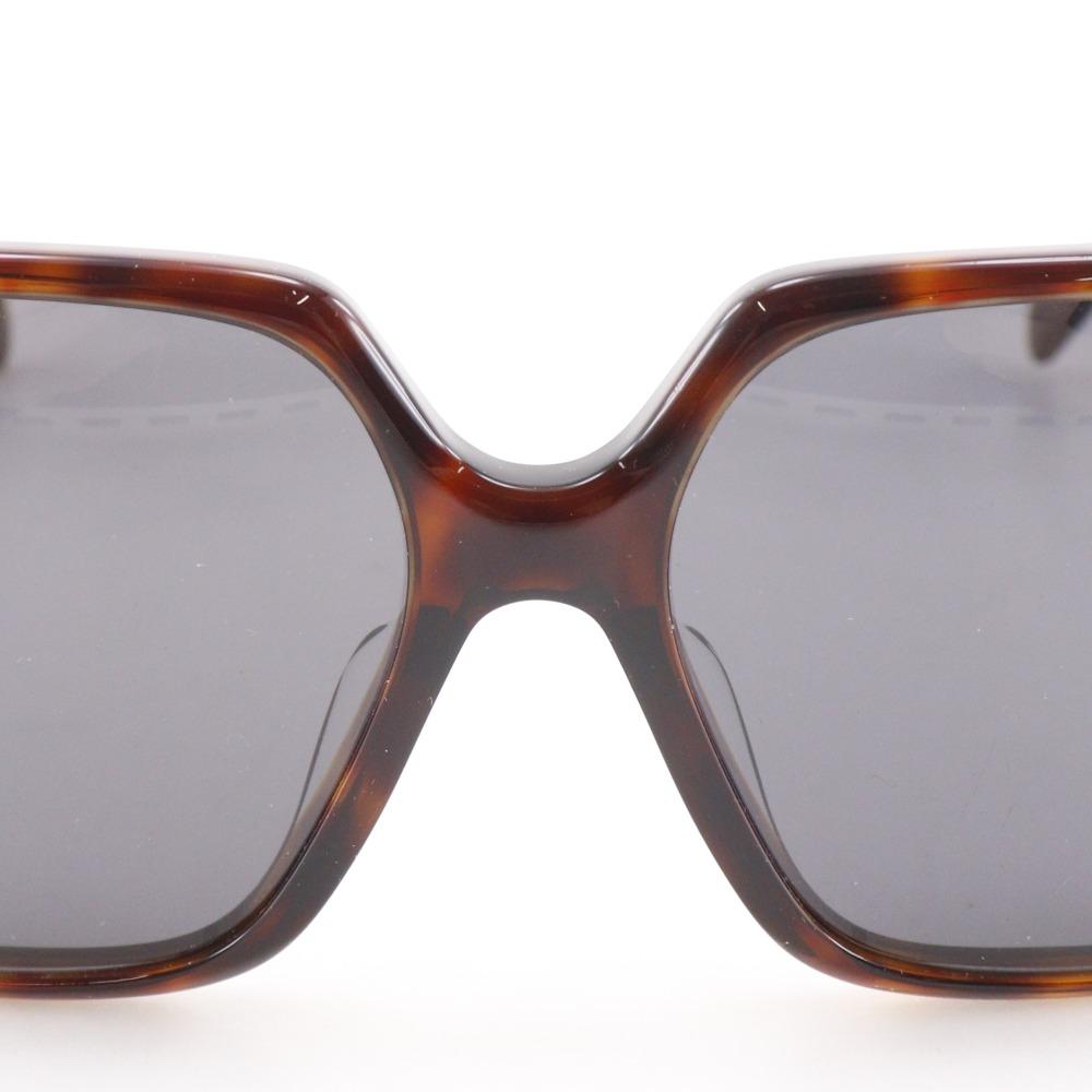 Celine Triomphe Sunglasses CL40316U Brown Plastic Women Used