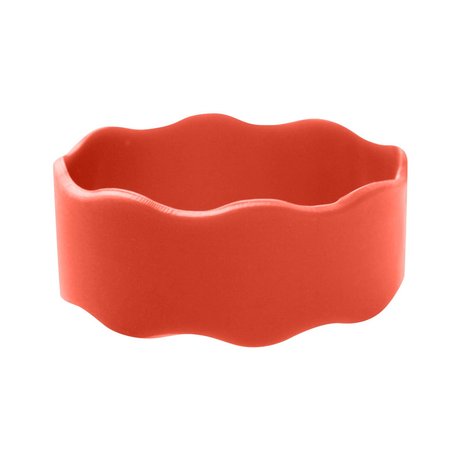 

Персонализированный чехол для чашки из пищевого силикона, детская бутылочка, браслет для кофейной чашки, анти-теплоизоляция, нескользящий полый чехол для чашки One Size горячий розовый