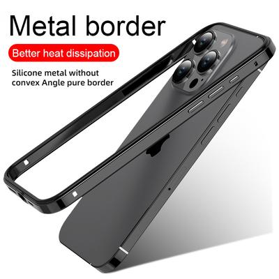 Custodia Ibrida in Silicone e Metallo Alluminio per iPhone 17 16 15 14 13 12 Pro Max Bumper Dissipatore di Calore Migliore