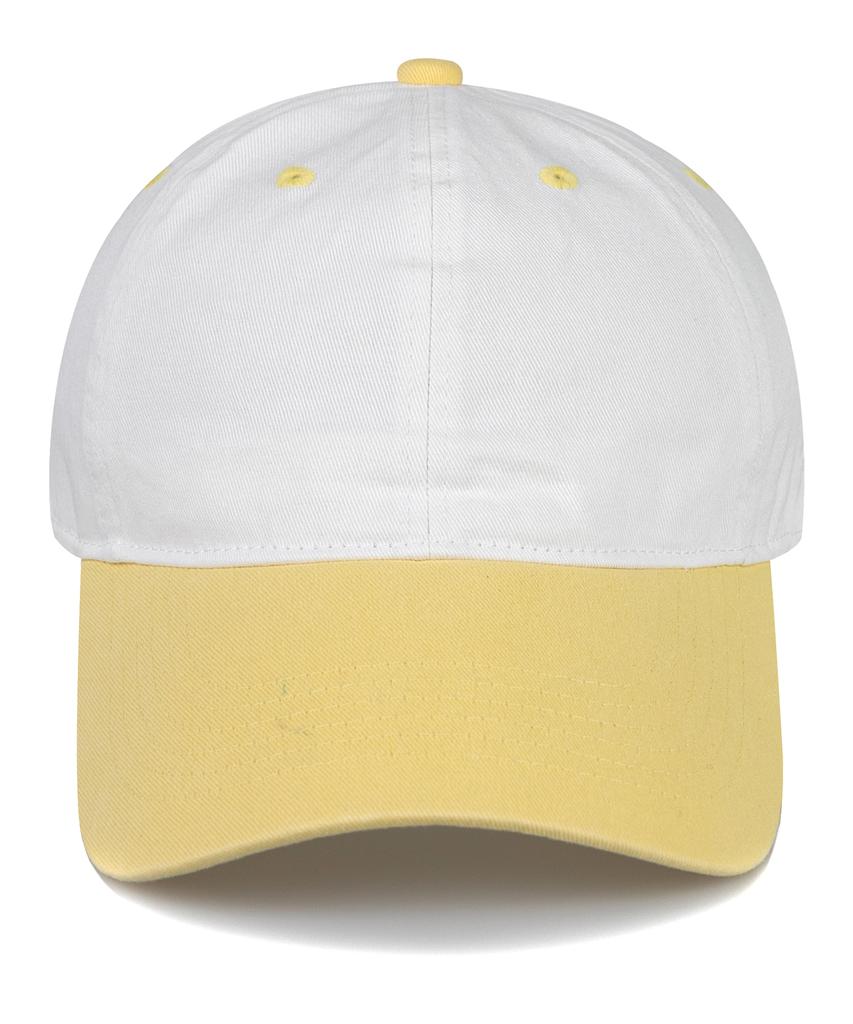 Chaebteo Casual Two-Tone Ball Cap-Yellow