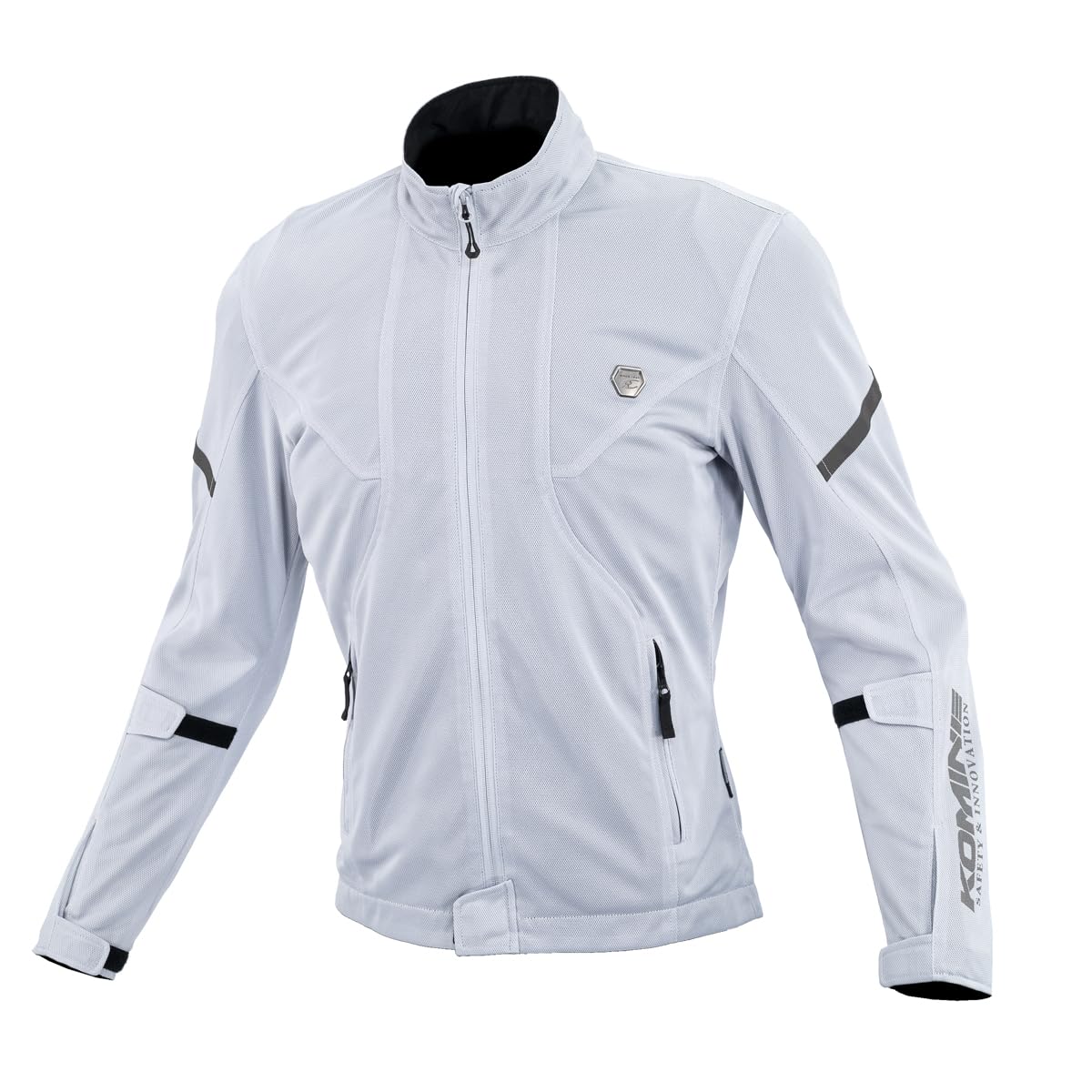 

2025 Model Protective Full Mesh Jacket Neo Motorcycle CE Standard Protector Mesh KOMINE Silver S [KOMINE] JK-1623 Spring/Summer