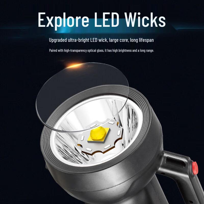 DP Long-Range Rechargeable LED Flashlight