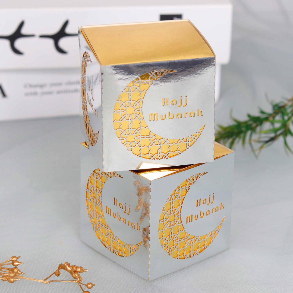 Cross-Border Moon Candy Box: Reflective Silver Wedding & Holiday Gift Packaging