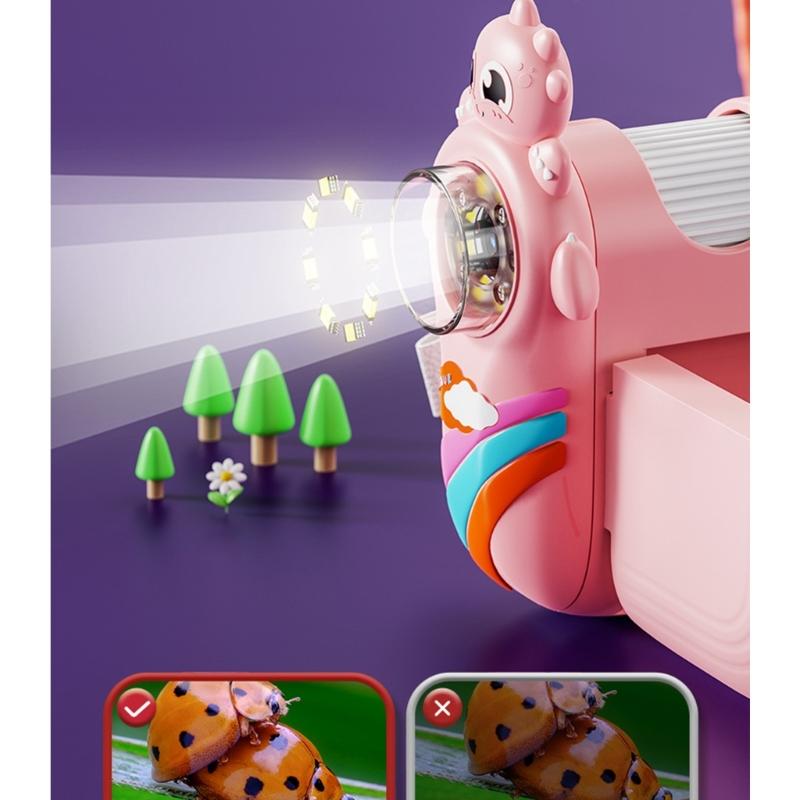 Handheld Kids Microscope 1000X Magnification Camera with LED Light and LCD Display Telescope Perfect for Explorers