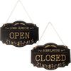 Open Closed Sign, 11.81x7.87in Open Closed Signs for Business Double Side Come In We’re Open Sorry We’re Closed Signs for Business Window Shop