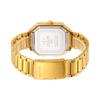 Square retro men's electronic watch, silicone tape, multi-function step counting, chronograph on the hour, sports watch