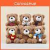 Dress Bear Bow Up Cartoon Doll Stuffed With Plush Pendant Bow Style Dress Bag
