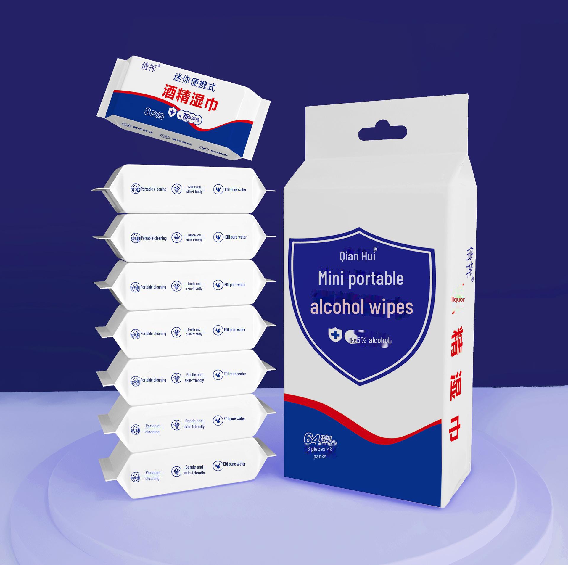 

Портативные мини влажные салфетки для рук и рта младенцев и детей