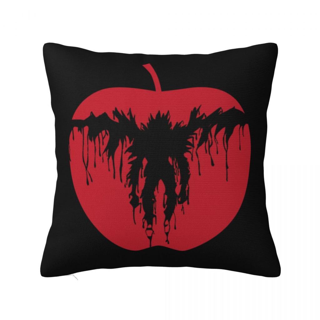 L Lawliet Death Note Kuddfodral Anime Japan Manga Kuddfodral Anpassningsbar Dragkedja Dekor Kuddfodral för Hemmet 45x45cm