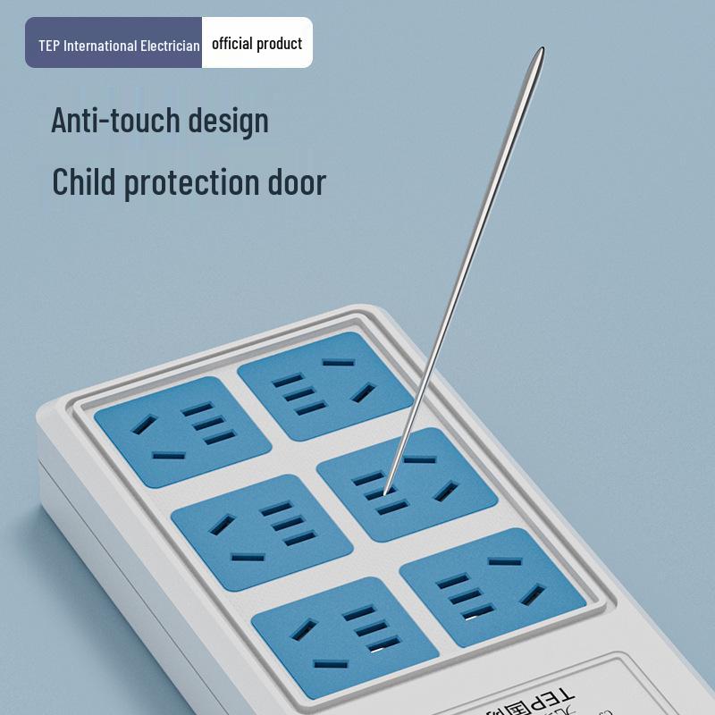 Wireless Remote-Controlled Power Strip and Extension Cord