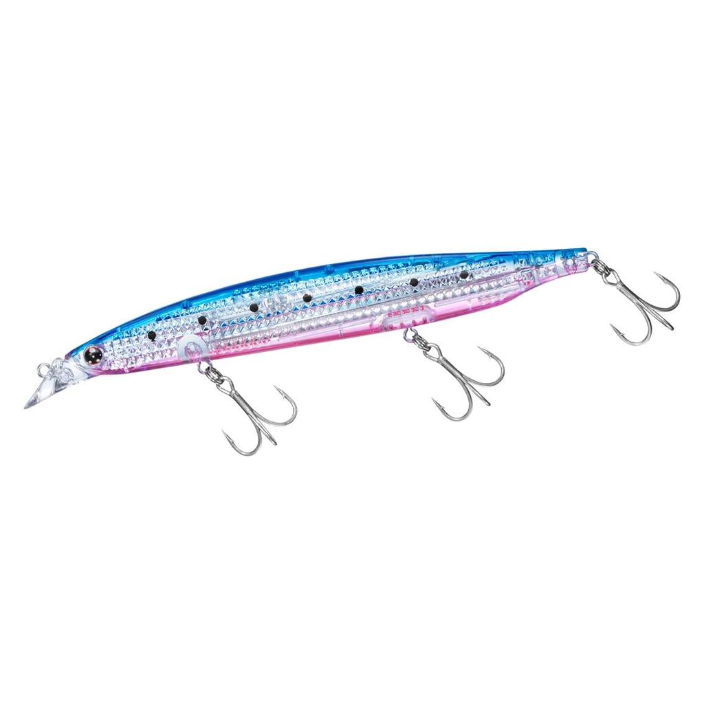 Daiwa Shoreline Shiner Z Vertis Minnow Pink R140F-LI (Blue Sardine)