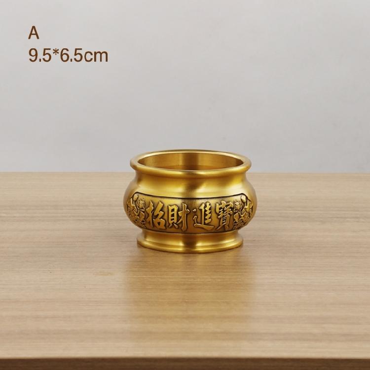 Classical Brass Incenses Burners for Home Blessings Decorative Ornament Cultural Enthusiasts Chinese Incenses Holders