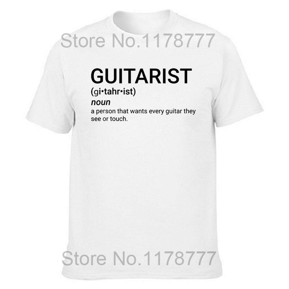 Funny Guitar Player Guitarist Definition T Shirts Graphic Cotton Streetwear Short Sleeve Oneck Harajuku  Tshirt Mens
