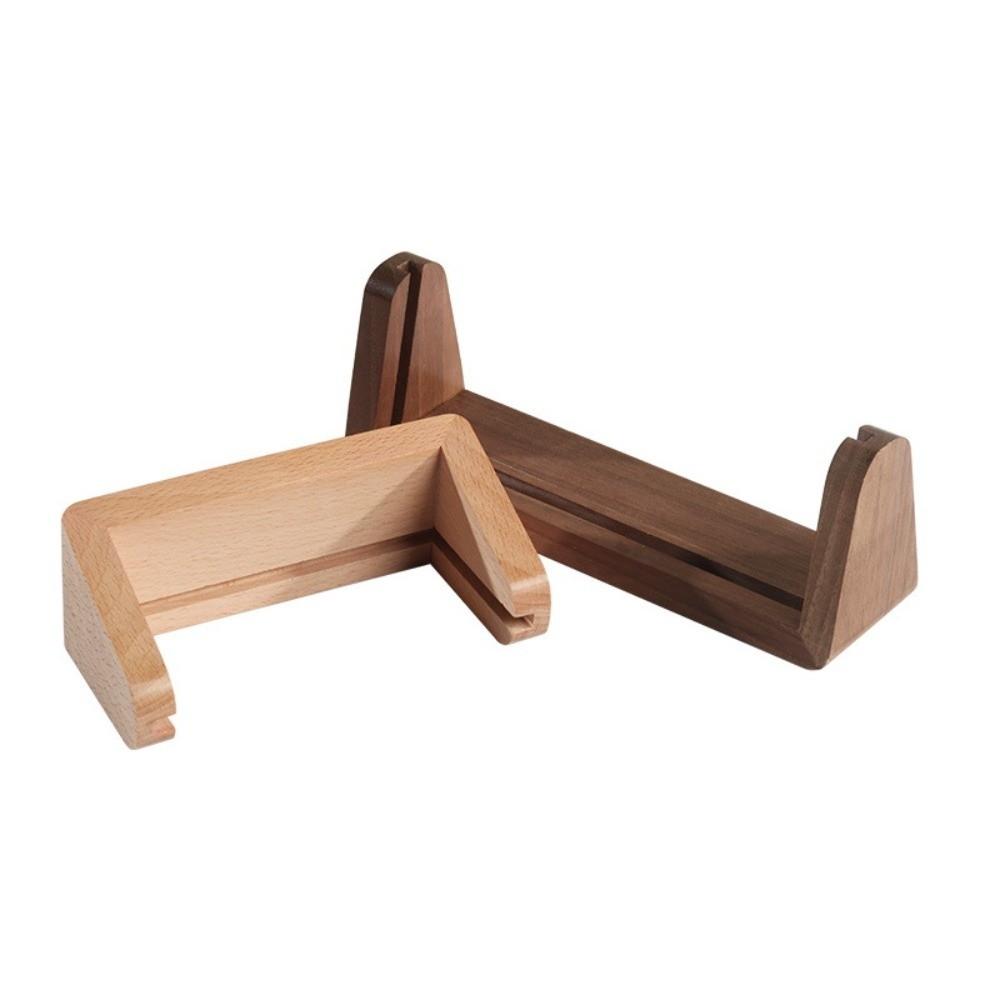 U-shaped Photo Frame Wooden Holder Beech Wood Photo Display Picture Frame Holder Desktop Walnut Wood Picture Holder Home Decor