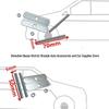 Car Grille Emblem Accessories: 50mm & 70mm Screws for Modification