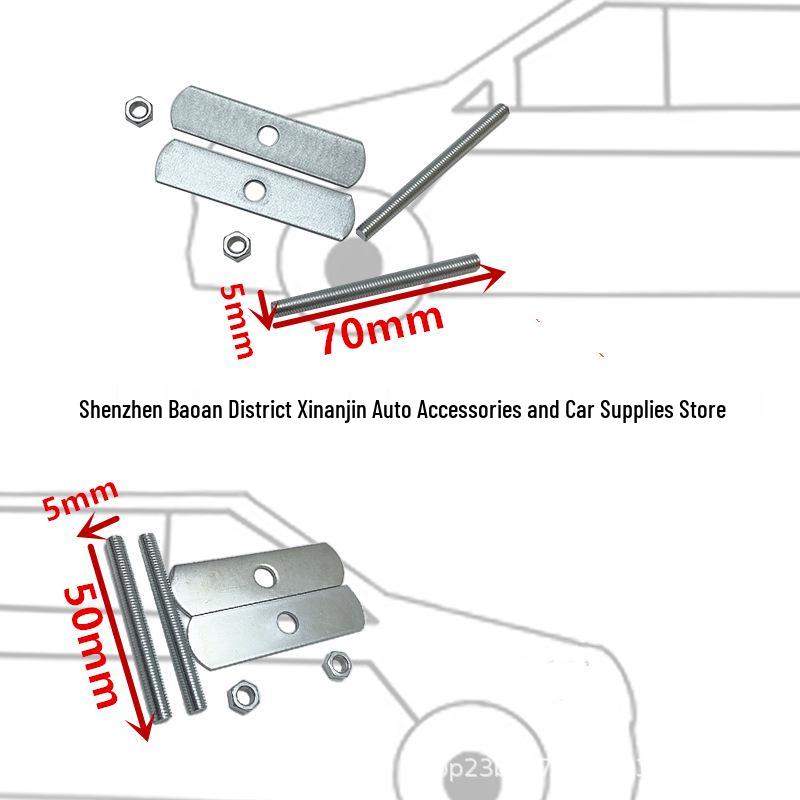Car Grille Emblem Accessories: 50mm & 70mm Screws for Modification