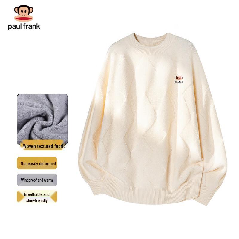 

Paul Frank Men s Argyle Round Neck Pullover Sweater 2XL