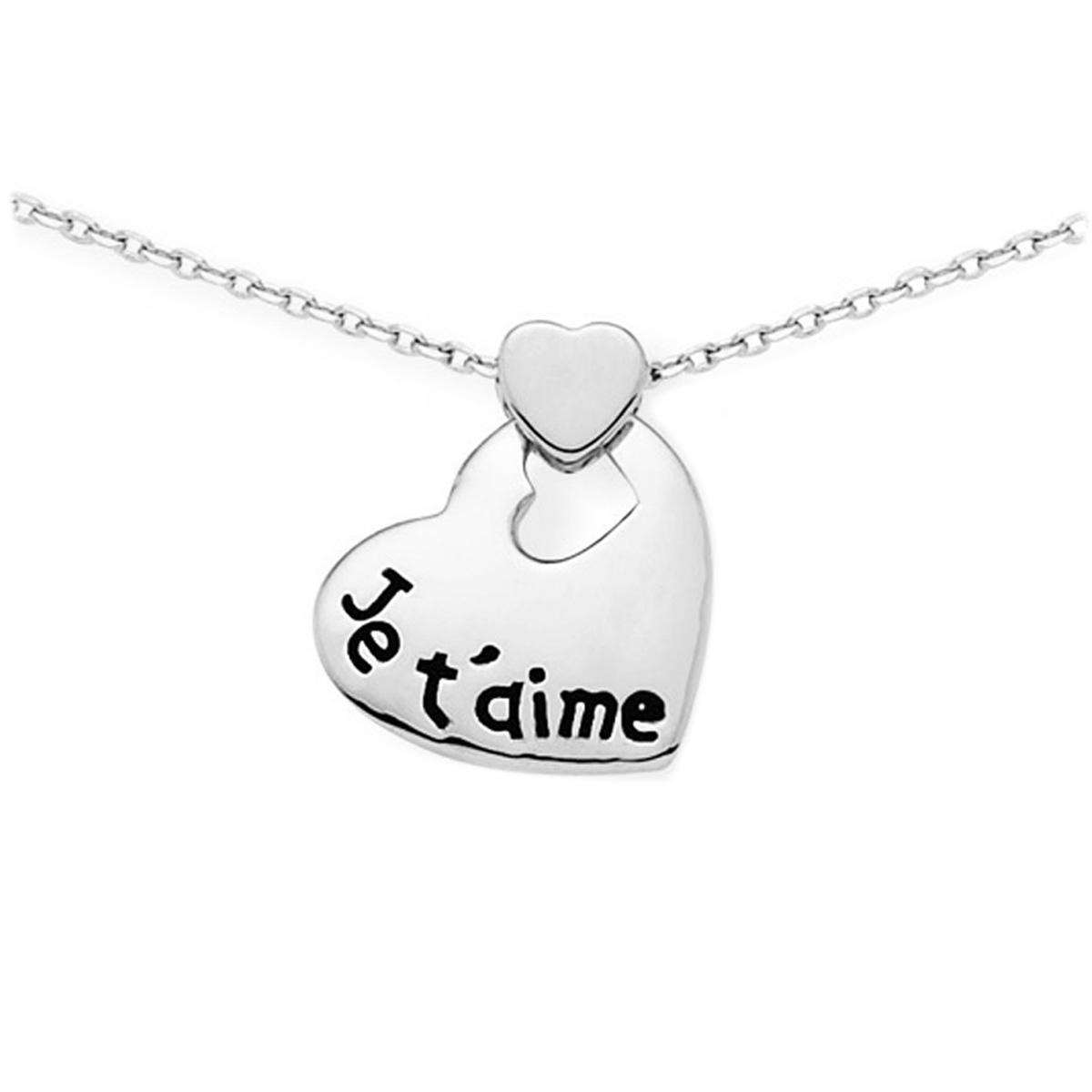 

Altesse [K4589] - Серебряное ожерелье «Я люблю тебя»