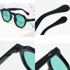 [Dea Bona] Sunglasses, Crown Panto Retro Round, Colored Lenses, Korean Style, Streetwear, Y2K, Travel, Sports, Driving, Fishing, Hiking, Men's &