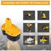 1Pack 4800mAh DC9096 18V Battery Replacement for Dewalt 18 Volt Battery XRP DW9095 DW9096 DW9098 DE9039 DE9095 DE9096 DE9098 DC9099 DC9098(NiMh)
