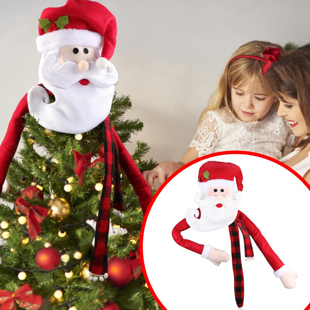 Christmas Decorations Santa Home Christmas Tree Decoration Santa Tree Top