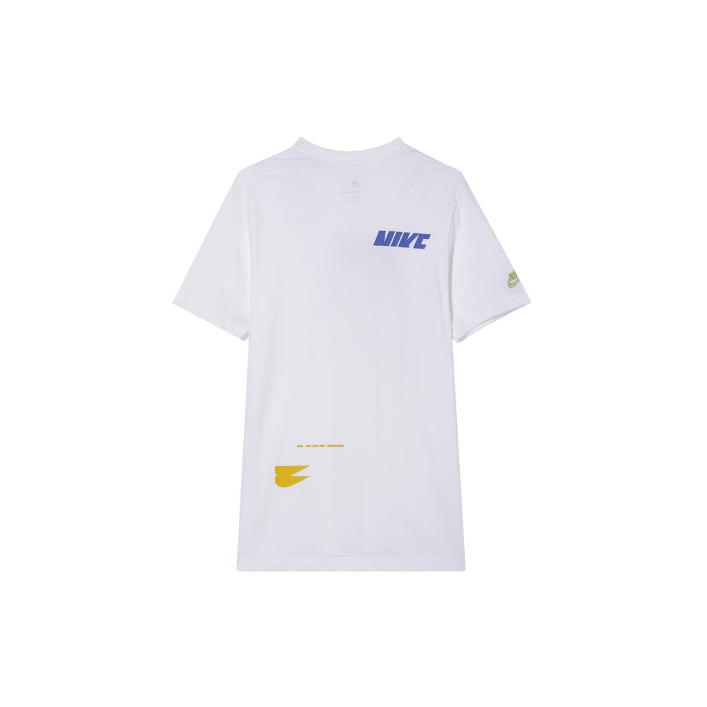 Nike T Shirts Men's White Crew Neck Moderate DM6378-100