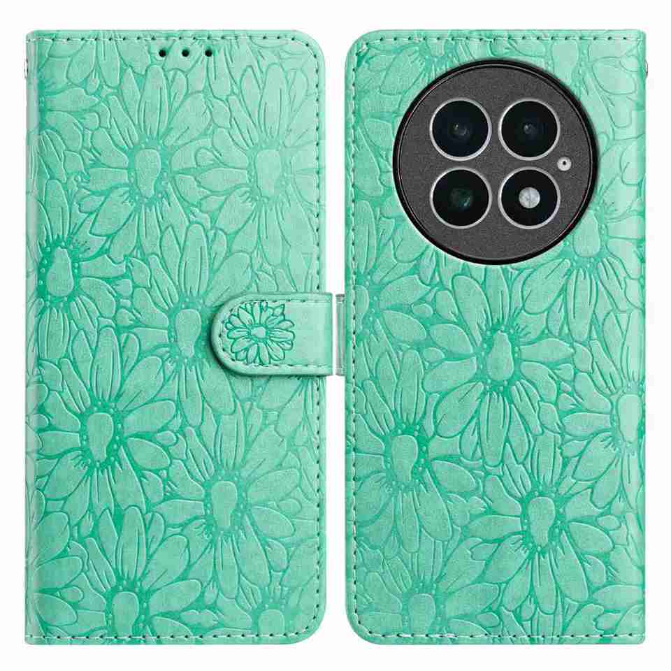10-Color Daisy Embossed Flip Card Case for Infinix Smart 8/itel A70/Tecno Spark 20,Pop 7,Pop 8,Pova 5,Pova Neo 2,Pova Neo 3,Spark Go 2023...