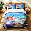 Genshin Impact (23) 3pc Set Suitable for Master Bedrooms Soft and Comfortable an Ideal Gift for Family and Friends Includes One Duvet Cover and Two Pi