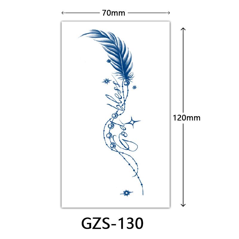 Herbal Juice Tattoo Sticker, Back Of Hand Juice Semi-Permanent Tattoo Sticker, Sweat-Proof Tattoo