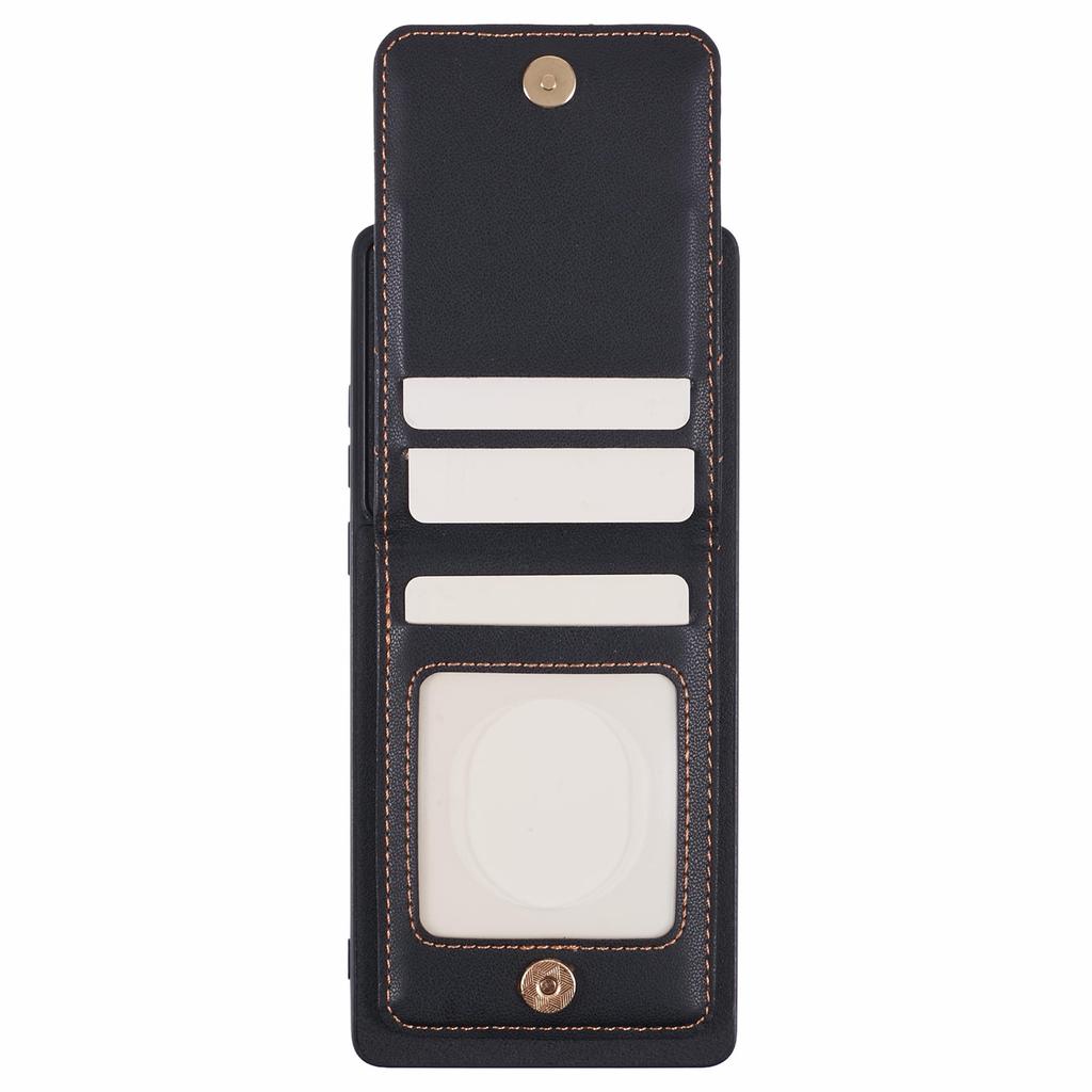 For Motorola Edge 50 Fusion 5G Phone Case Rhombus Adhesive Card Bag with Kickstand RFID Blocking