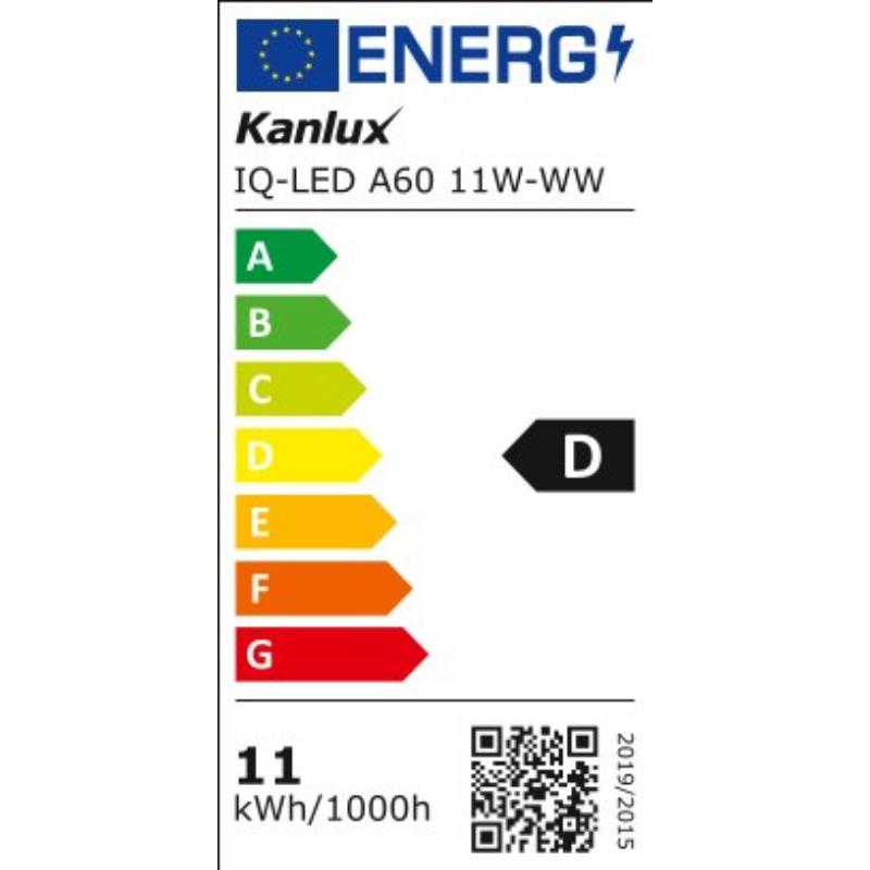 IQ LED Bulb A60 E27 11W WW Warm Kanlux