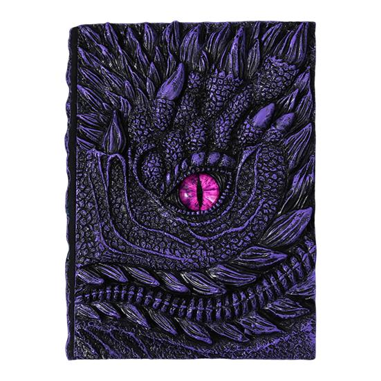 Dragon Eye 3D Embossed Journal Refillable Travel Notepad Vintage Blank Pages Notebook for Sketching Calligraphy
