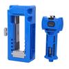 Blue Door Hinge and Latch Installation Kit Plastic Door Hinge Mortiser Template for Accurate