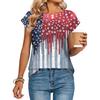 Women's Loose Fit Casual Vintage Graphic T Shirt Top Short Sleeve Comfortable Lightweight Blouse for Everyday Wear