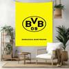 Borussia Dortmund Wanddekoration Wandteppich Kunst Für Haustier-Gedenken Geburtstag Hochzeitsparty Hintergrund Familiengeschenk