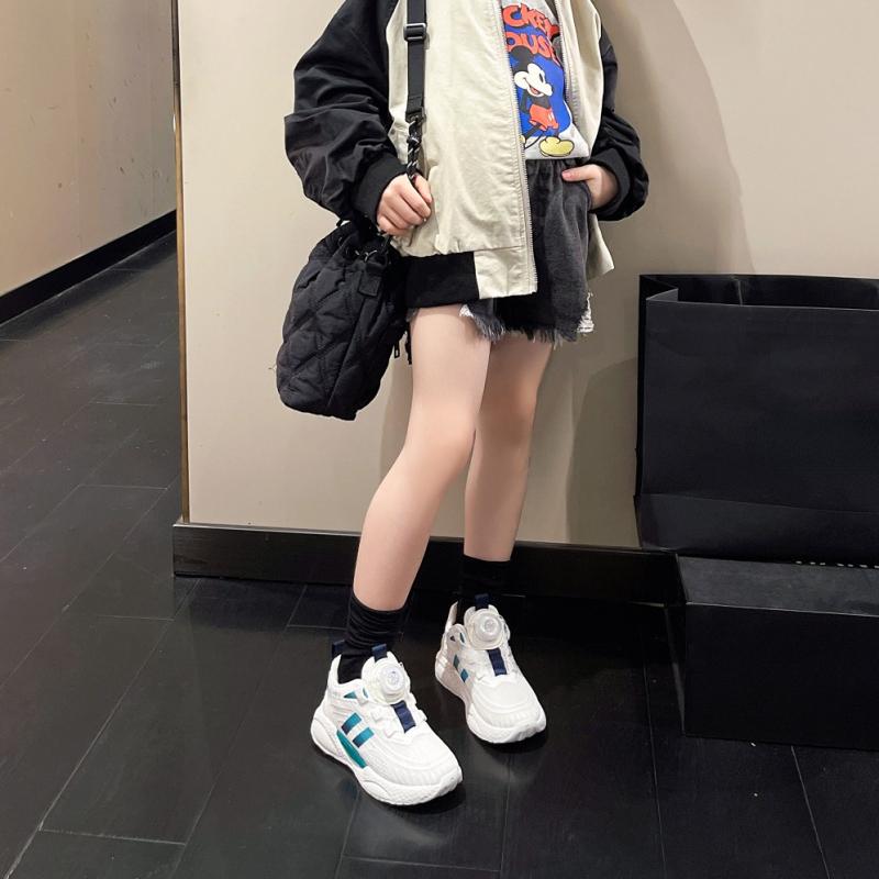 Çocuk koşu ayakkabıları moda hafif erkek spor ayakkabılar nefes örgü Tenis okul ayakkabısı erkek çocuklar için spor ayakkabı