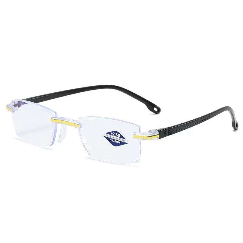 

Frameless Trimmed Anti-Blue Reading Glasses Intelligent Zoom Running Rivers And Lakes Reading Glasses Eye Protection Wind Far And Near Dual-Purpose 100 degrees