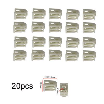 20 piezas Clip C para Paso de Rueda Delantero 07147311312 Para BMW Panel Aislante Clip de Plástico para Coche Reemplazo Directo Clip de Sujeción