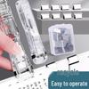 Push Clip Binder Clips: Test Paper File Organizer & Stapler